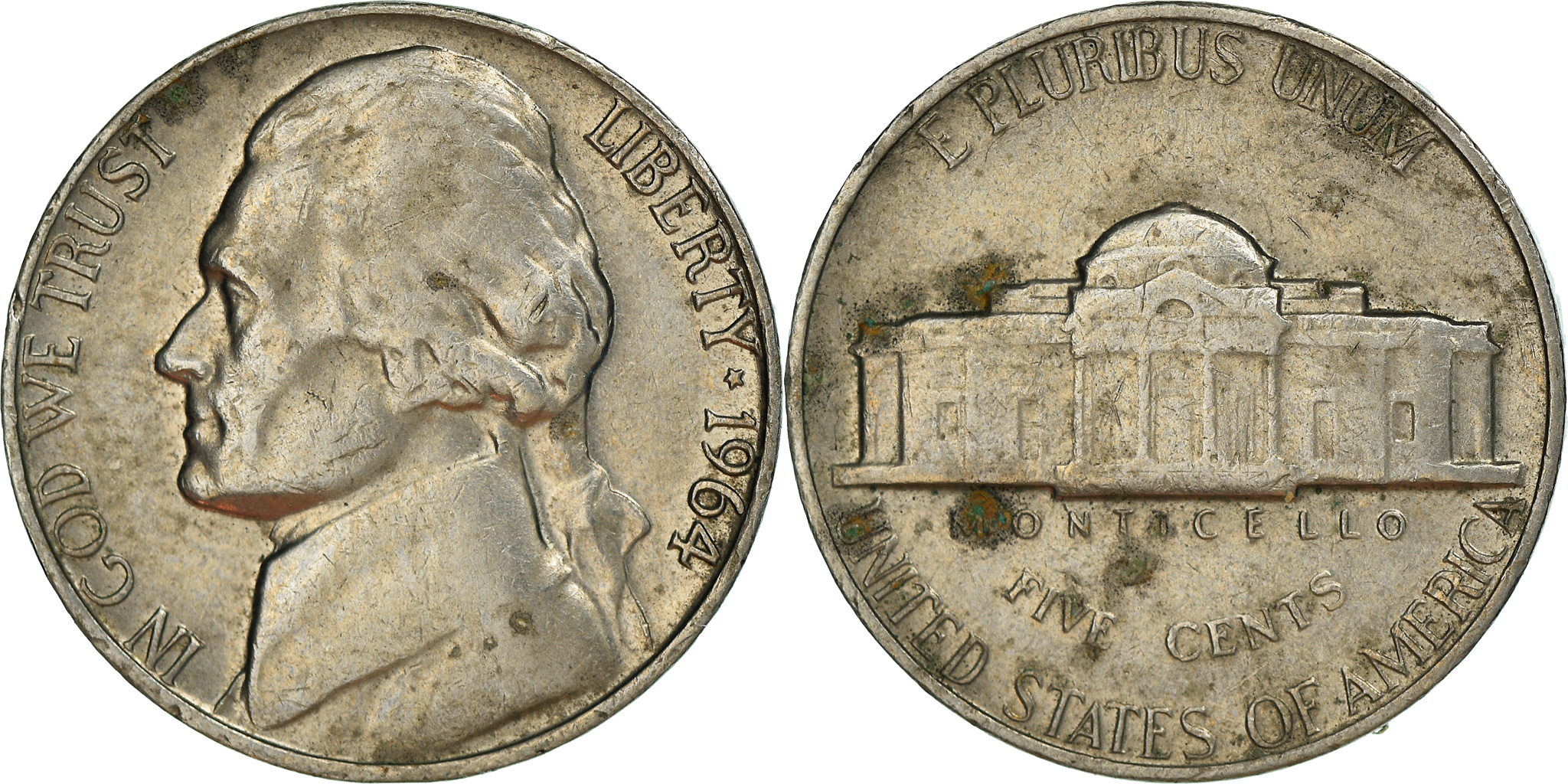 Coin, United States, 5 Cents, 1964, Philadelphia, , Copper-nickel