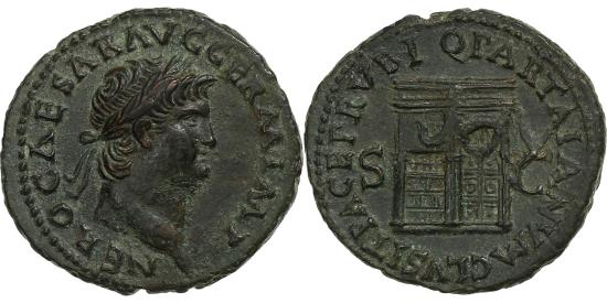 Nero, As, 54-68, Rome, Bronze, , RIC:306 | Roman Imperial Coins