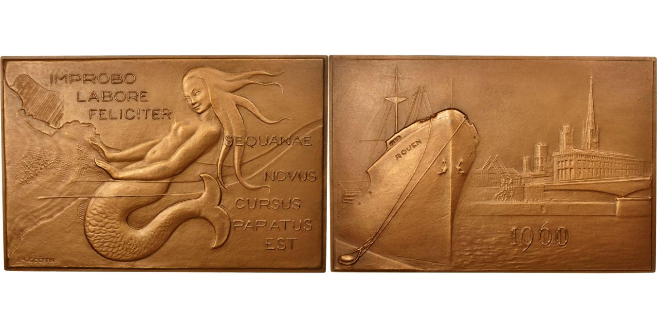 Médaille, Chambre de Commerce de RIOM 1912, En Bronze doré