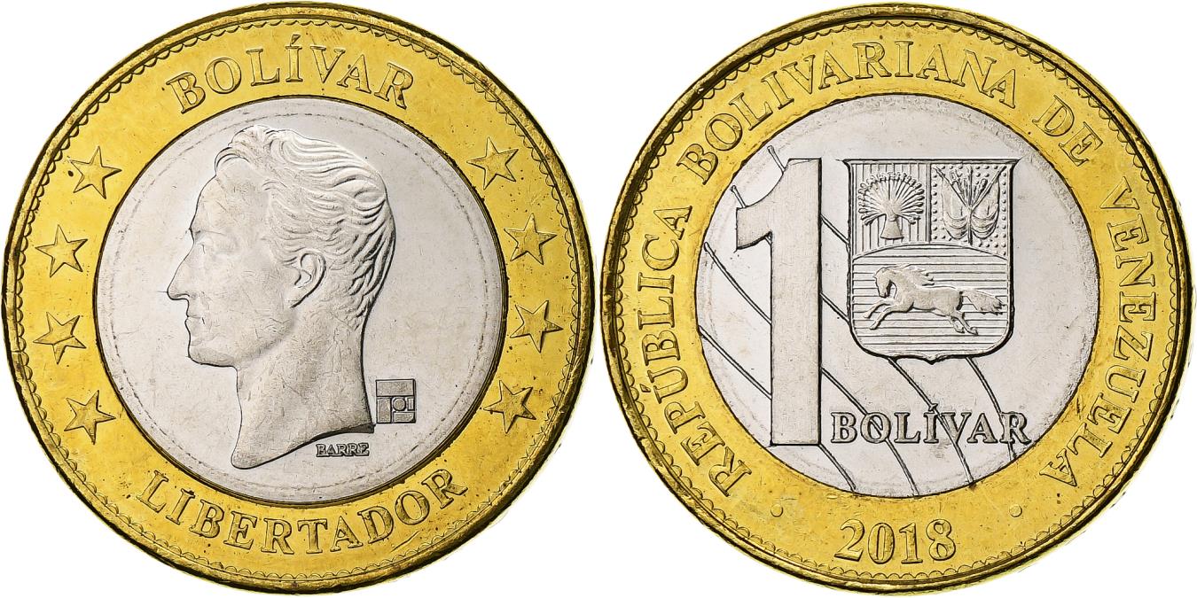 Venezuela, Bolivar, 2018, Maracay, Bi-Metallic, | South American Coins
