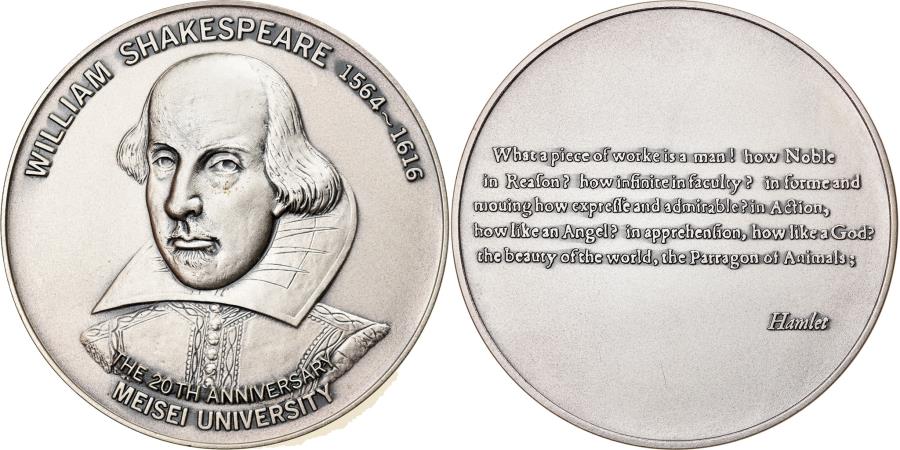 WILLAM SHAKESPEARE　シェイクスピア　メダルコイン WILLAM SHAKESPEARE シェイクスピア メダルコイン Medal