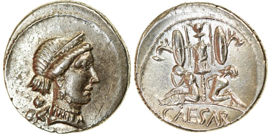 julius caesar denarius coin