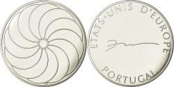 World Coins - Portugal, Medal, Etats-Unis d'Europe, , Silvered bronze