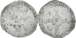 World Coins - France, Henri II, Douzain aux croissants, 1550, Tours, , Billon