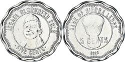 World Coins - Coin, Sierra Leone, 5 Cents, 2022, Israel Olorunfeh Cole (Dr. Oloh),