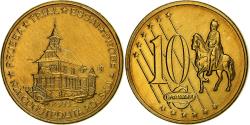 World Coins - Poland, 10 Euro Cent, Fantasy euro patterns, Essai-Trial, 2003, Brass,