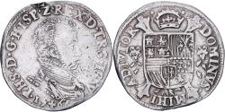 World Coins - Lordship of Overijssel, Philip II, 1/5 Philipsdaalder, 1566, Hasselt, Silver