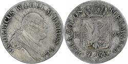 World Coins - Germany, Prussia, Friedrich Wilhelm II, 4 Groschen, 1797, Königsberg, Silver