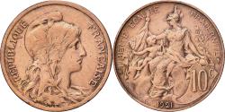 World Coins - France, 10 Centimes, Dupuis, 1921, Paris, Bronze, , Gadoury:277, KM:843