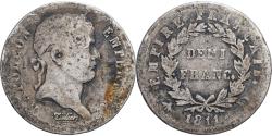 World Coins - France, 1/2 Franc, Napoléon I, 1811, Lyon, Silver, , KM:691.5