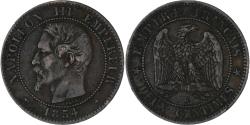 World Coins - Coin, France, Napoleon III, Napoléon III, 2 Centimes, 1854, Strasbourg
