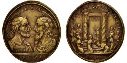 World Coins - Papal States, Medal, Jubilee, SS. Pietro e Paolo, 18th Century, Brass,