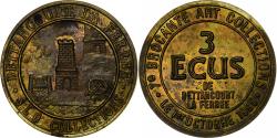 World Coins - France, 3 Ecu, Bettancourt la Ferrée, 1995,