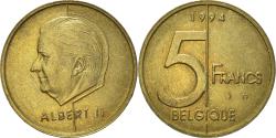 World Coins - Coin, Belgium, Albert II, 5 Francs, 5 Frank, 1994, Brussels,