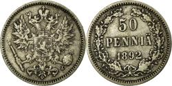 World Coins - Coin, Finland, Nicholas II, 50 Penniä, 1892, , Silver, KM:2.2