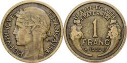 World Coins - France, Morlon, Franc, 1933, , Aluminum-Bronze, KM:885, Gadoury:470