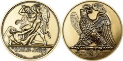 World Coins - France, Medal, Napoléon Ier, Bataille de Wagram (1809), Gilt Bronze, Denon