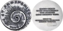 World Coins - France, Medal, Voeux, Francis Pichard, 1990, Pichard, , Silvered bronze
