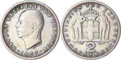 World Coins - Coin, Greece, 2 Drachmai, 1957, , Nickel-brass, KM:117
