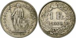 World Coins - Switzerland, Franc, 1960, Bern, Silver, , KM:24