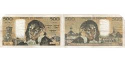 World Coins - France, 500 Francs, Pascal, 1978, E.95, VF(20-25), Fayette:71.18, KM:156d
