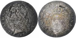 World Coins - France, Louis XV, Écu au bandeau, 1745, Nantes, Silver,