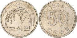 World Coins - KOREA-SOUTH, 50 Won, 1988