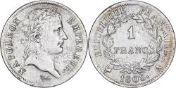 World Coins - France, Napoléon I, Franc, 1808, Paris, , Silver, KM:682.1