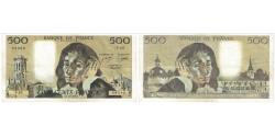 World Coins - France, 500 Francs, Pascal, 1978, F.93, AU(50-53), Fayette:71.18, KM:156d