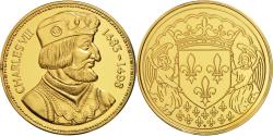 World Coins - France, Medal, Charles VIII, History, , Vermeil