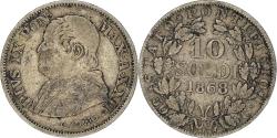World Coins - Coin, ITALIAN STATES, PAPAL STATES, Pius IX, 10 Soldi, 50 Centesimi, 1868, Roma