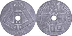 World Coins - Belgium, Régence Prince Charles, 10 Centimes, 1946, Brussels, Zinc,
