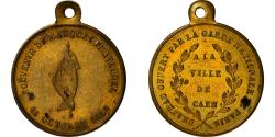 World Coins - France, Medal, French Second Republic, Banquet Fraternel, Ville de Caen