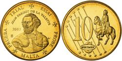 World Coins - Malta, 10 Euro Cent, 2003, unofficial private coin, , Brass