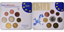 World Coins - Germany, 1 Cent to 2 Euro, 2003, Karlsruhe, Set Euro .G,