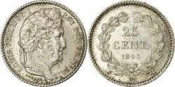 World Coins - Coin, France, Louis-Philippe, 25 Centimes, 1845, Rouen, , Silver