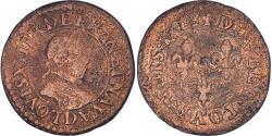 World Coins - Coin, France, Louis XIII, Double Tournois, 1618, Lyon, , Copper