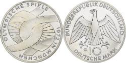 World Coins - GERMANY - FEDERAL REPUBLIC, 10 Mark, 1972, Karlsruhe, Silver, , KM:131