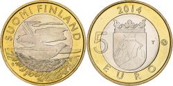 World Coins - Finland, 5 Euro, Cuckoo, 2014, Vantaa, Bi-Metallic, , KM:207