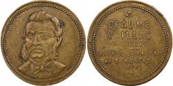 World Coins - France, Token, Beaune Vrillac, Château de Senonces, Vosges, Brass,