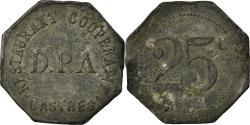 World Coins - Coin, France, Restaurant Coopératif D.P.A, Castres, 25 Centimes,