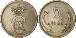 World Coins - Coin, Denmark, Christian IX, 5 Öre, 1874, Copenhagen, , Bronze