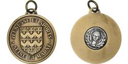 World Coins - France, Medal, Jeunesse et Sports, Seine et Marne, Bronze,