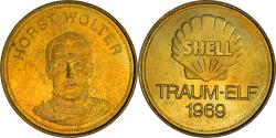 World Coins - Germany, Token, Shell, Traum-Elf, Football, Horst Wolter, 1969,