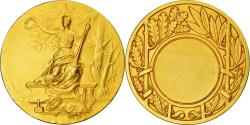 World Coins - France, Medal, Art Nouveau, Agriculture, Mattei, , Gilt Bronze