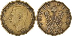 World Coins - Coin, Great Britain, George VI, 3 Pence, 1942, , Nickel-brass, KM:849