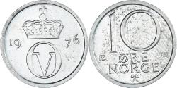 World Coins - Coin, Norway, Olav V, 10 Öre, 1976, , Copper-nickel, KM:416