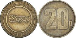 World Coins - United Kingdom, Token, Gaming, Maygay Machines Limited, 20 Pence,