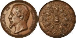 World Coins - France, Medal, Napoléon III, Exposition Régionale à Rouen, 1859, Borrel.A