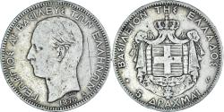 World Coins - Coin, Greece, George I, 5 Drachmai, 1876, Paris, , Silver, KM:46